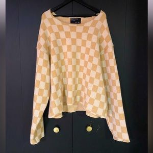Enfants Riches Deprimes Zurich Is Stained Checkered Sweater